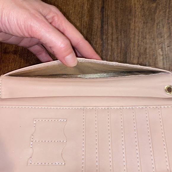 KQueenStar Mint Green/Blush Pink Large Long Wallet - Picture 11 of 16